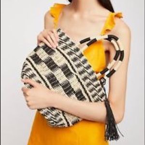 Free People Alice Straw Tote NWT